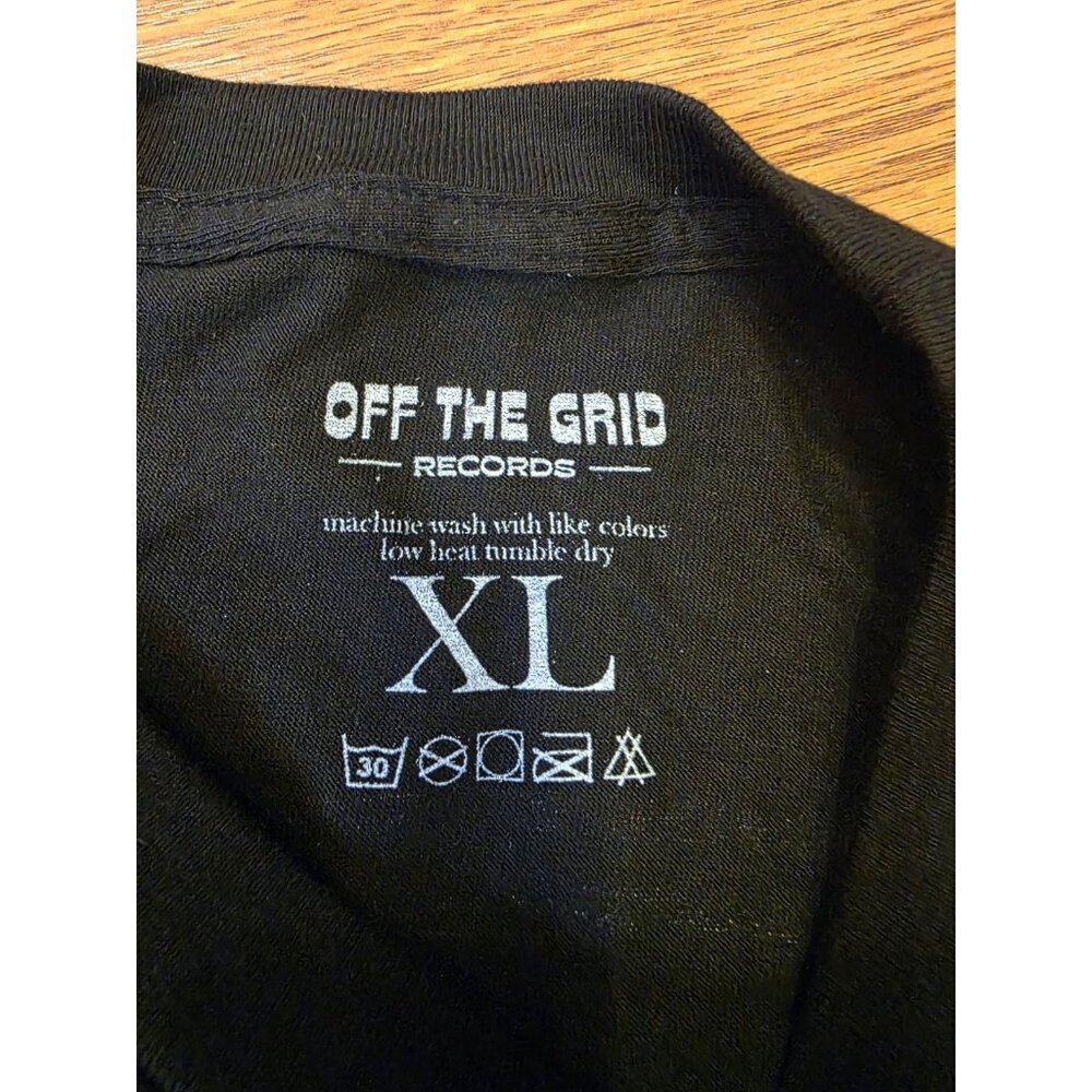 John Summit Off The Grid Records T-Shirt Mens XL Black EDM Sold Out Logo… - Picture 2 of 8